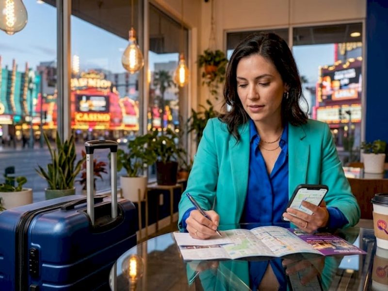 Traveler planning stay in off-Strip Las Vegas hotel